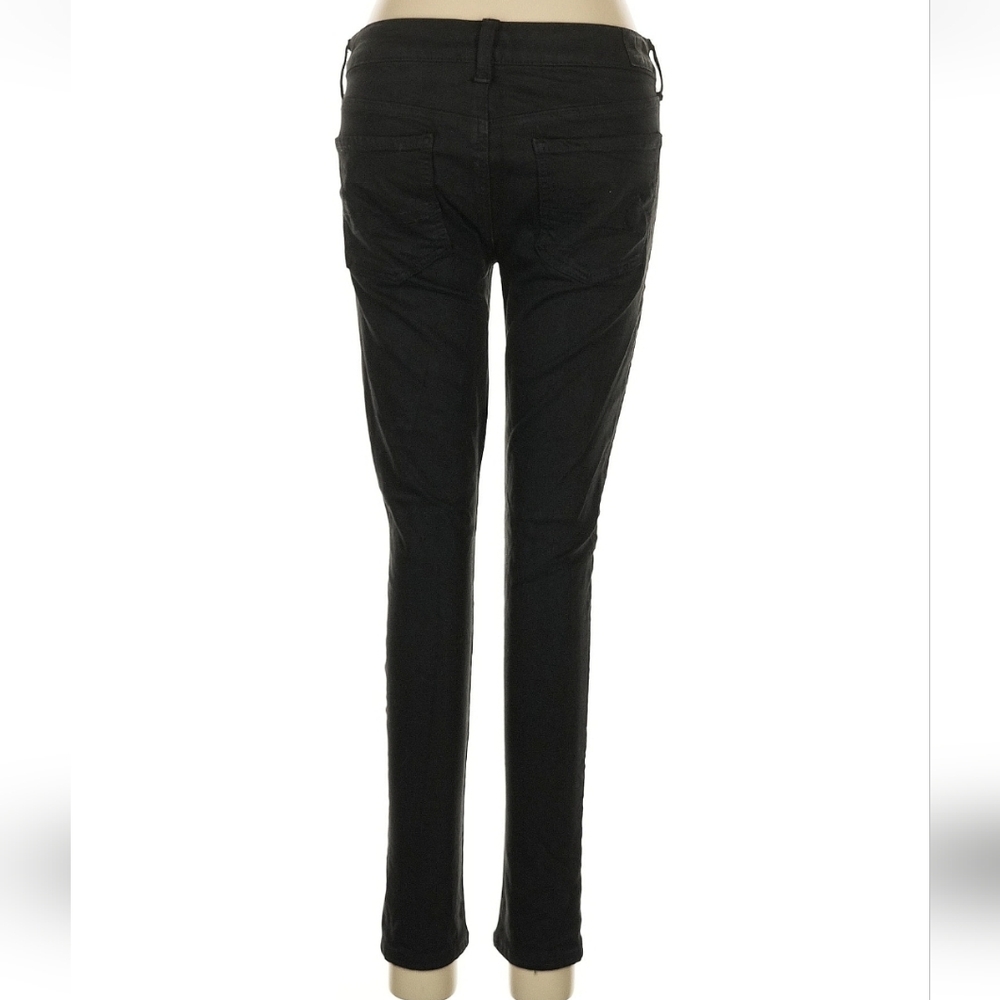 💥Sale💥American Eagle Outfitters Black Distressed Skinny Jeans - Picture 2 of 4